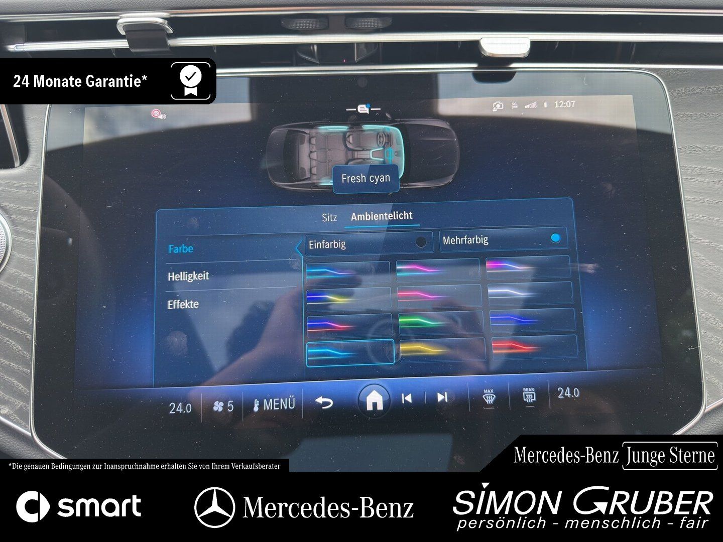 Fahrzeugabbildung Mercedes-Benz E 220 d AMG Night Servolock Pano Burm4D AHK