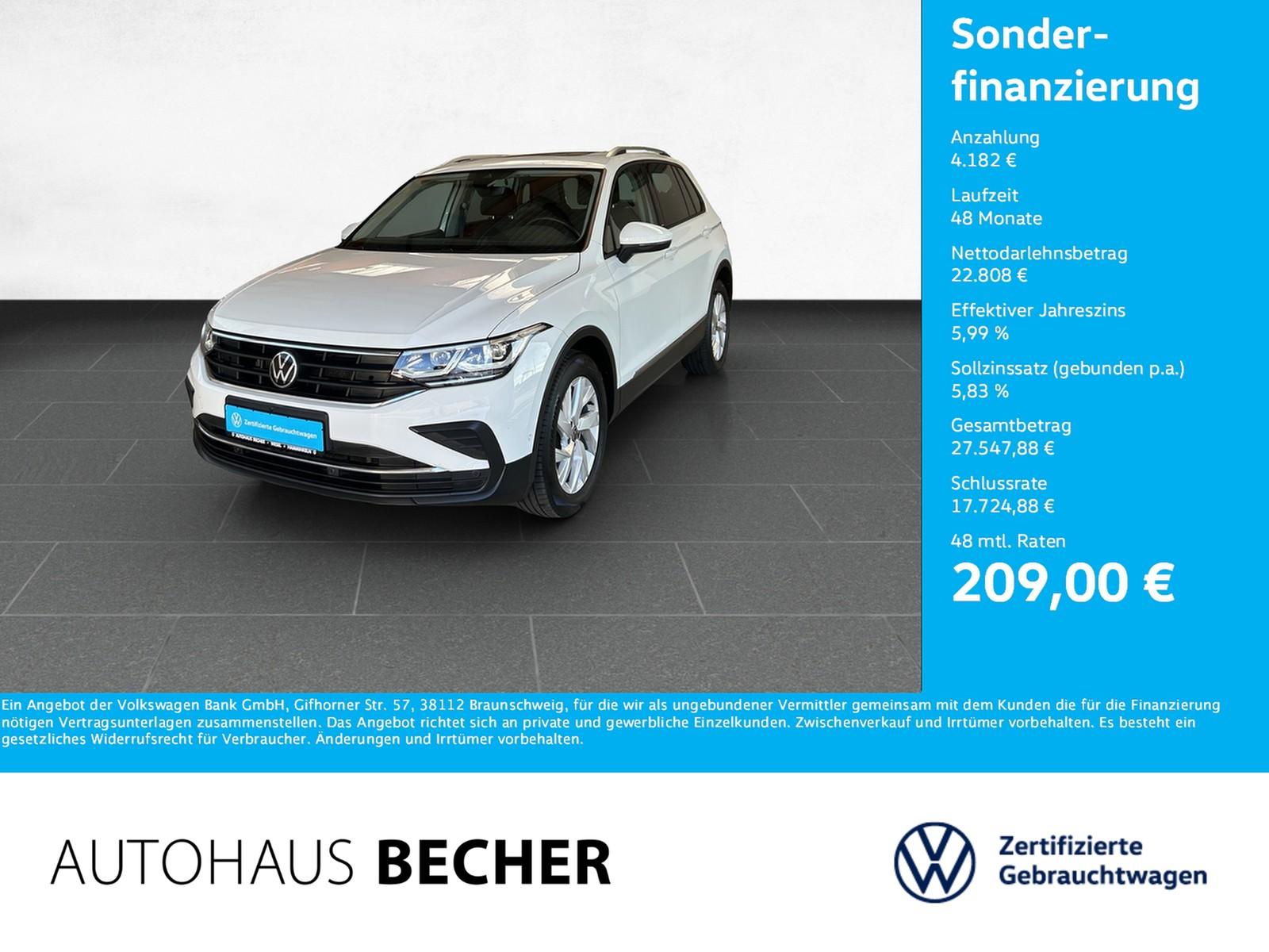 Volkswagen Tiguan Life 2.0 TDI DSG /AHK/Sitzhz/Pano/Navi