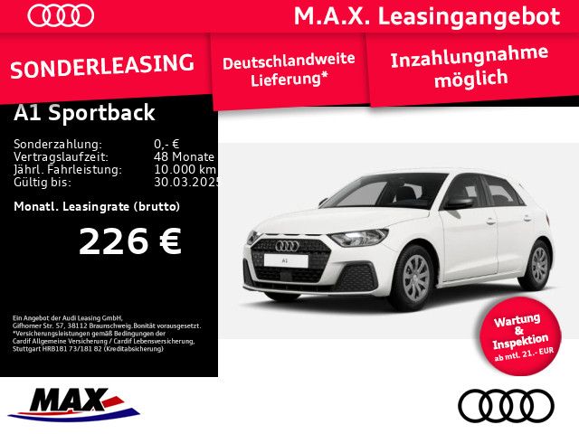 Audi A1 Sportback 25 TFSI #FREI KONFIGURIERBAR#