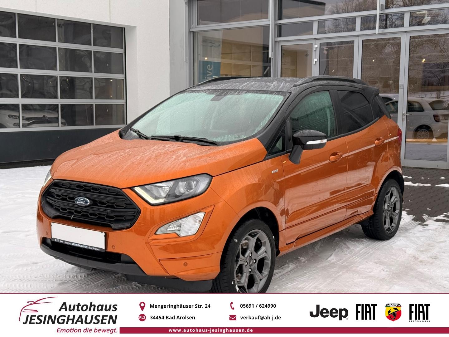 Ford EcoSport ST-Line+PDC+Keyless+AHK+Klimaaut.+Lenkr