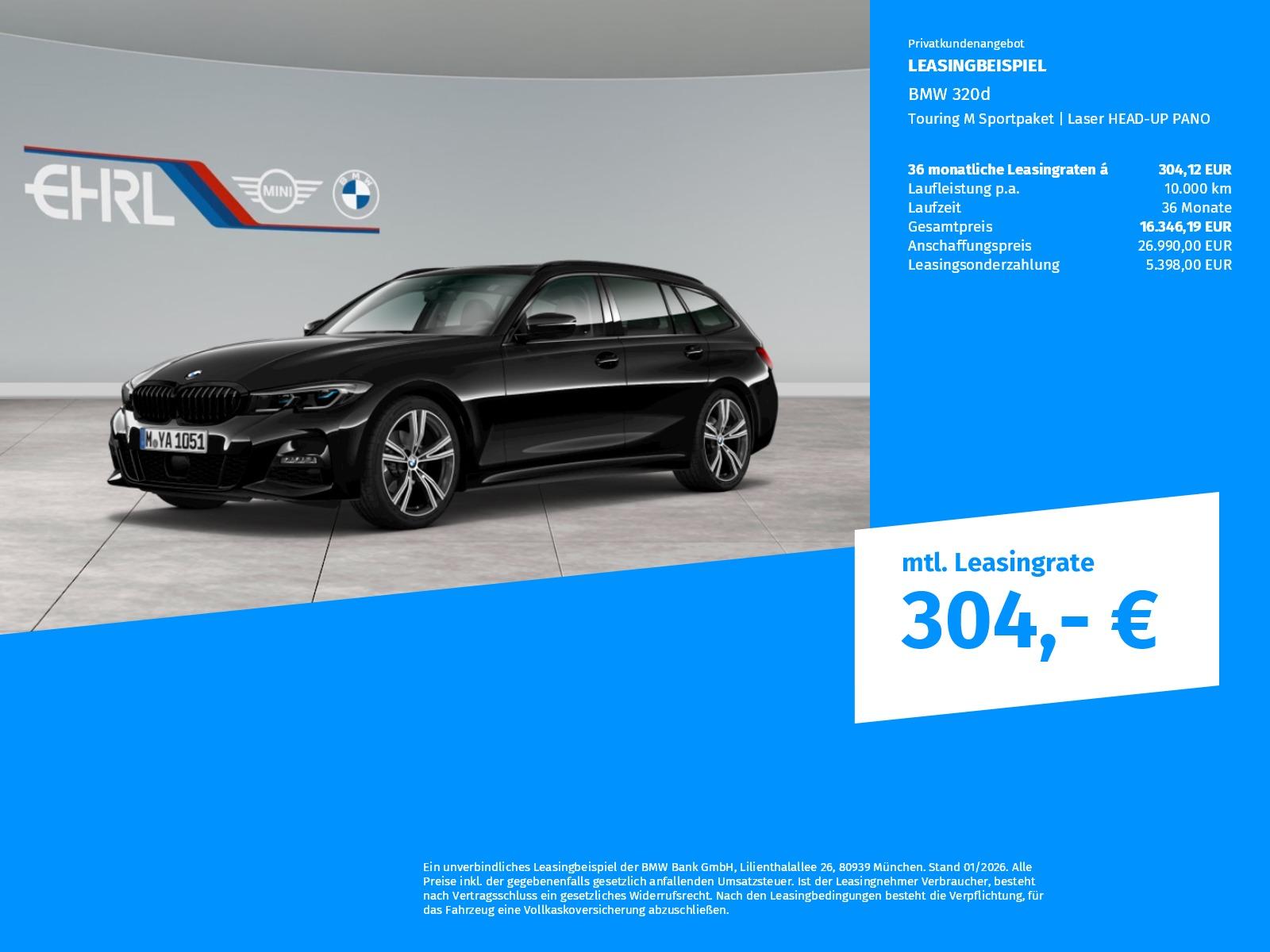 BMW 320d Touring M Sportpaket | Laser HEAD-UP PANO