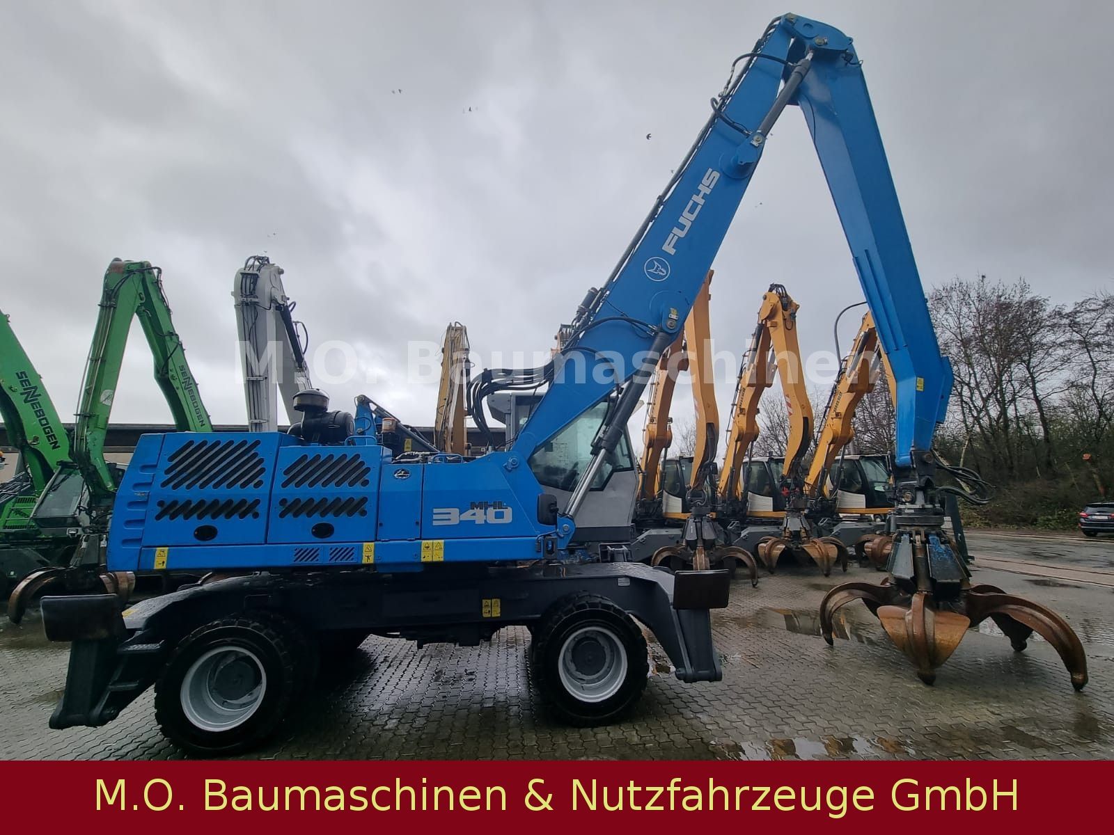 Fahrzeugabbildung Fuchs MHL 340 / AC  /Polypgreifer / ZSA /Magnetanlage/