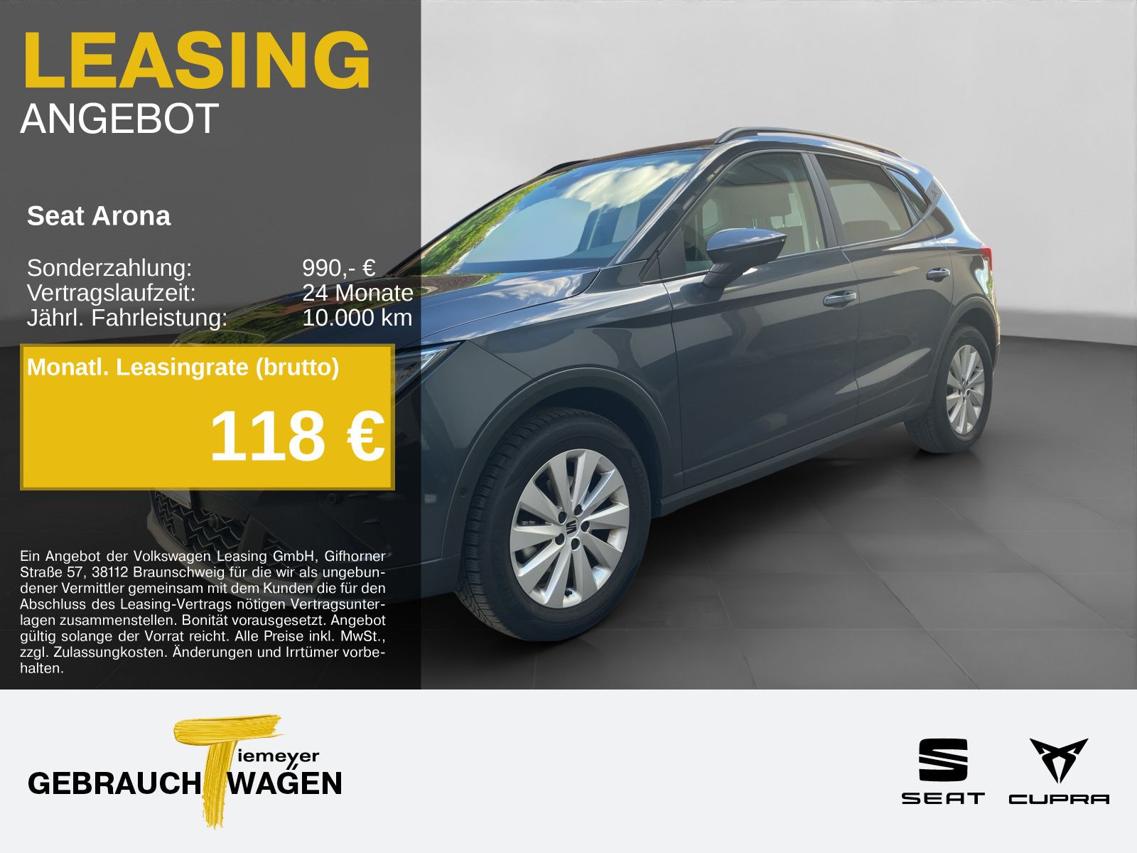 Seat Arona 1.0 TSI STYLE NAVI ACC GJR SITZHZ