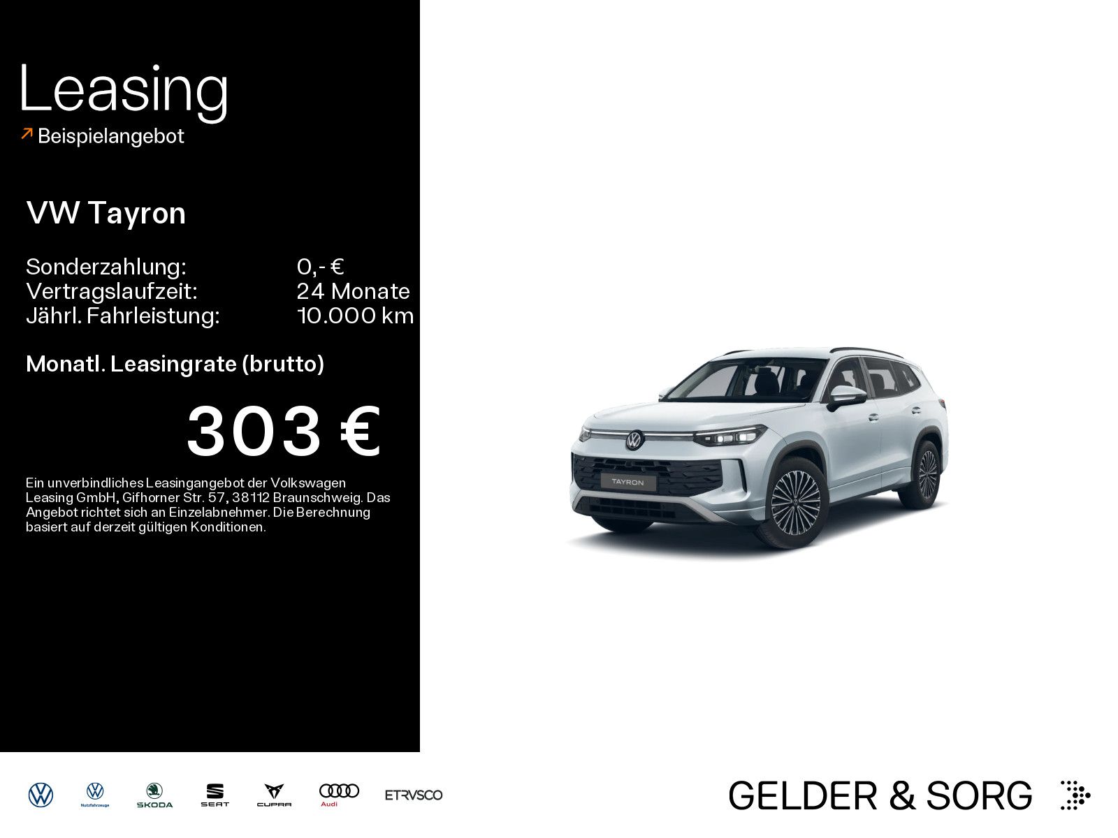 Volkswagen Tayron 1.5 eTSI Life 7Sitzer*Matrix*AHK*ACC*360°