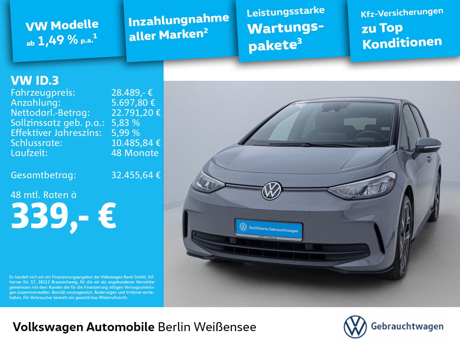 Volkswagen ID.3 MOVE Pro*MASSAGE*MEMORY*RFK*SHZ* imagem 2