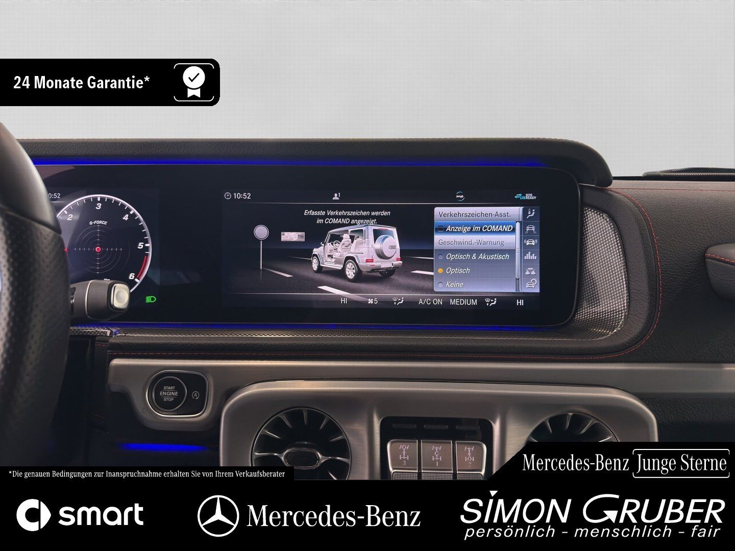 Fahrzeugabbildung Mercedes-Benz G 400 d AMG Line Exklusiv Widescreen 360 20 Zoll
