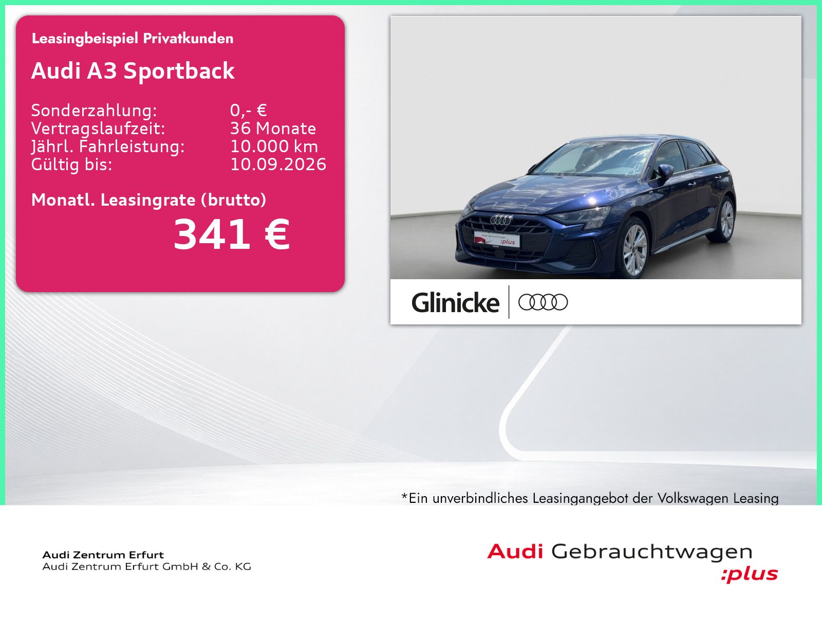 Audi A3 Sportback 35 TDI S-tronic S line Virtual Cock