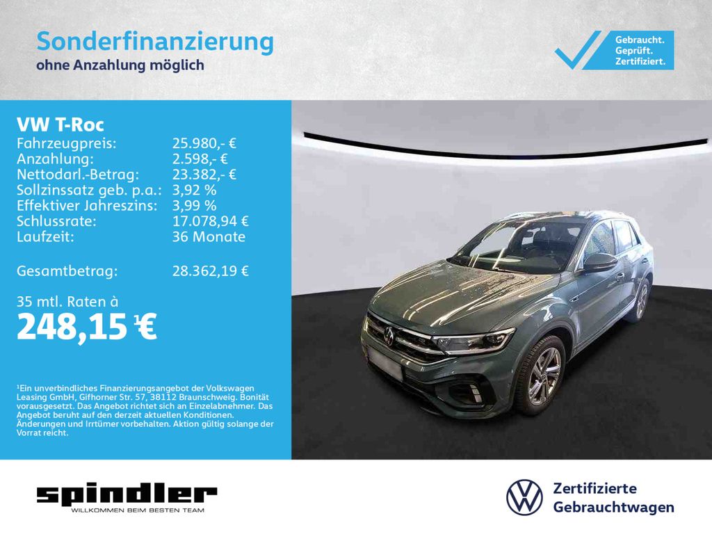 T-Roc R-Line 1.5 TSI / IQ.Drive, Matrix, CarPlay