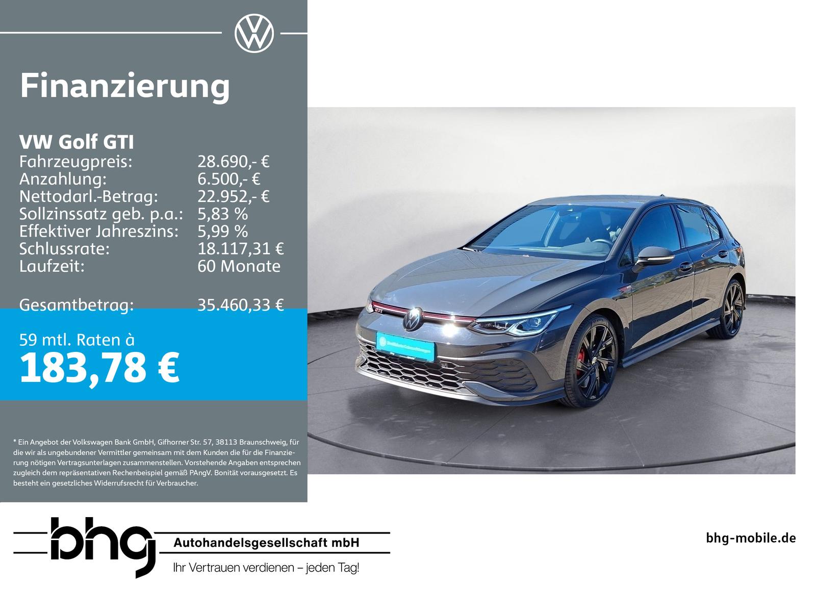Volkswagen Golf GTI 2.0 TSI DSG CLUBSPORT #ACC #PDC #TRAVEL