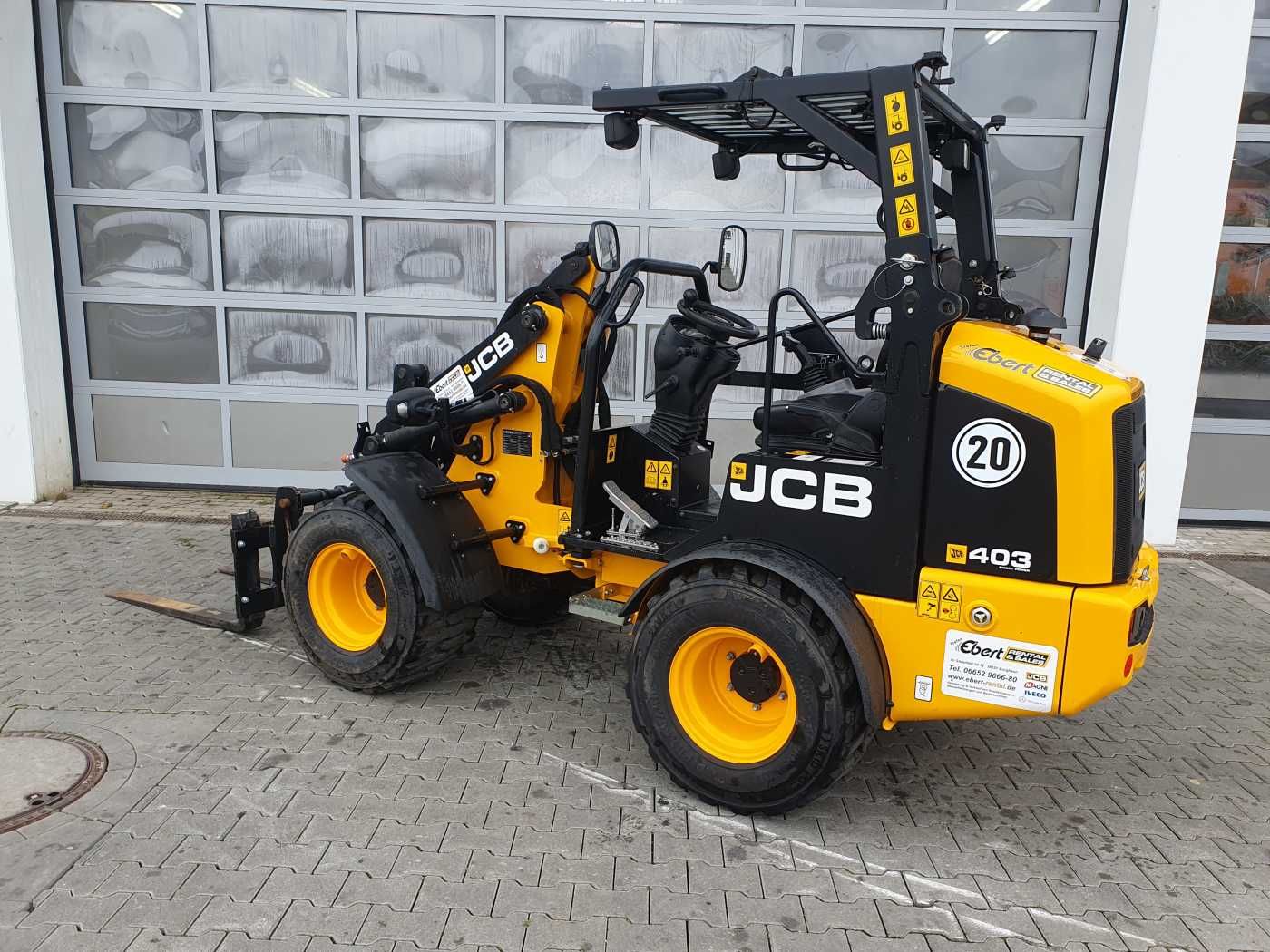 Fahrzeugabbildung JCB 403 / Schaufel + Gabel / nur 248h!