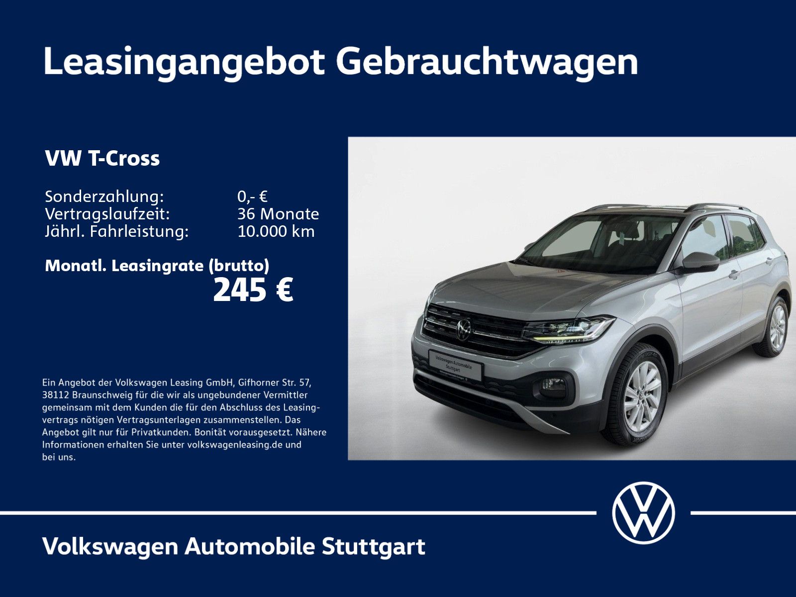 Volkswagen T-Cross Life 1.0 TSI Navi Kamera ACC LED SHZ