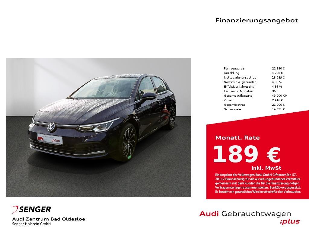 Volkswagen Golf VIII 1.5 eTSI Style Navi Matrix APP Connect