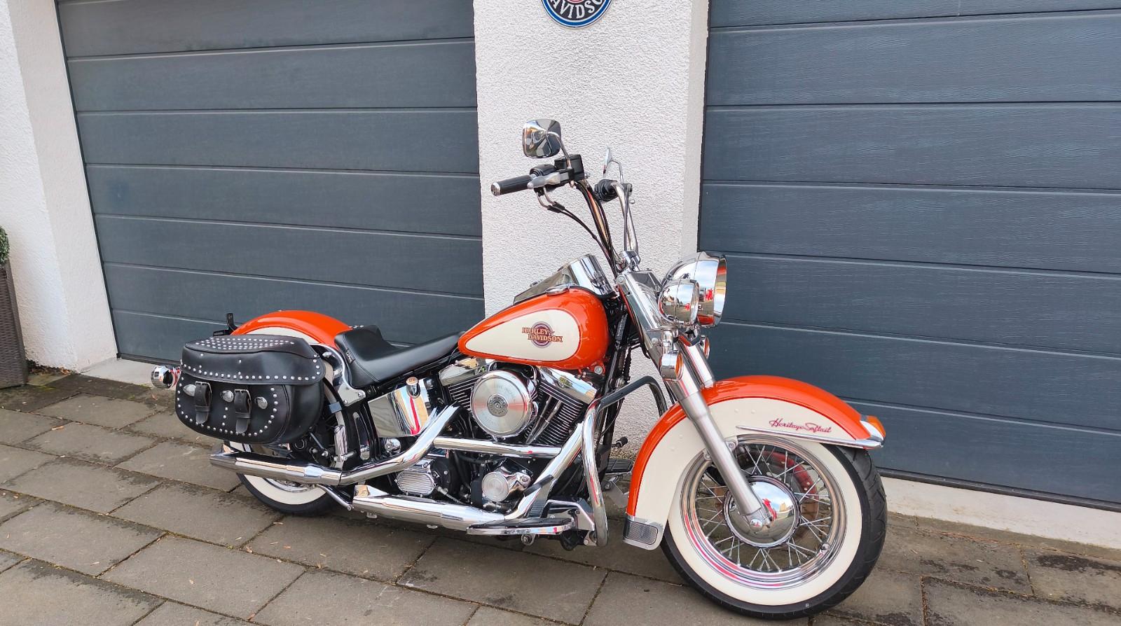 Harley-Davidson Heritage Softail Evo im org. Custom Paint 7770km