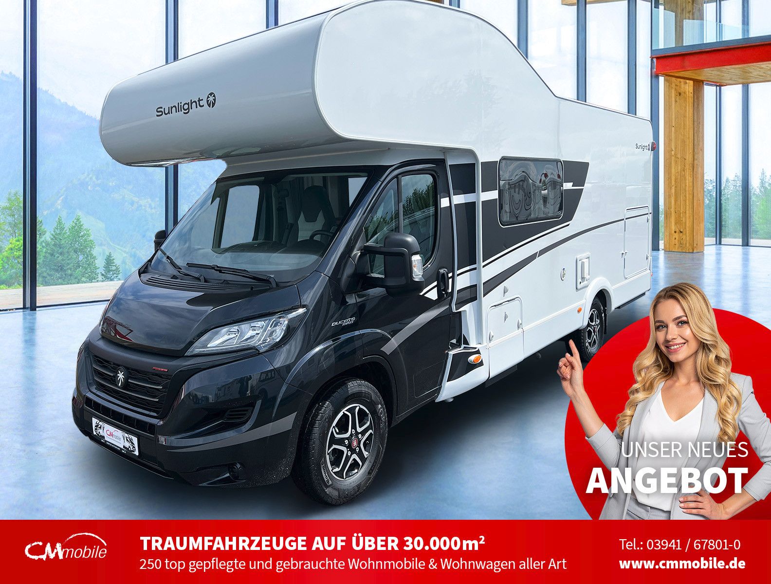 Sunlight
 A 70 Adventure Line - 6 Schläfer - Garage -
