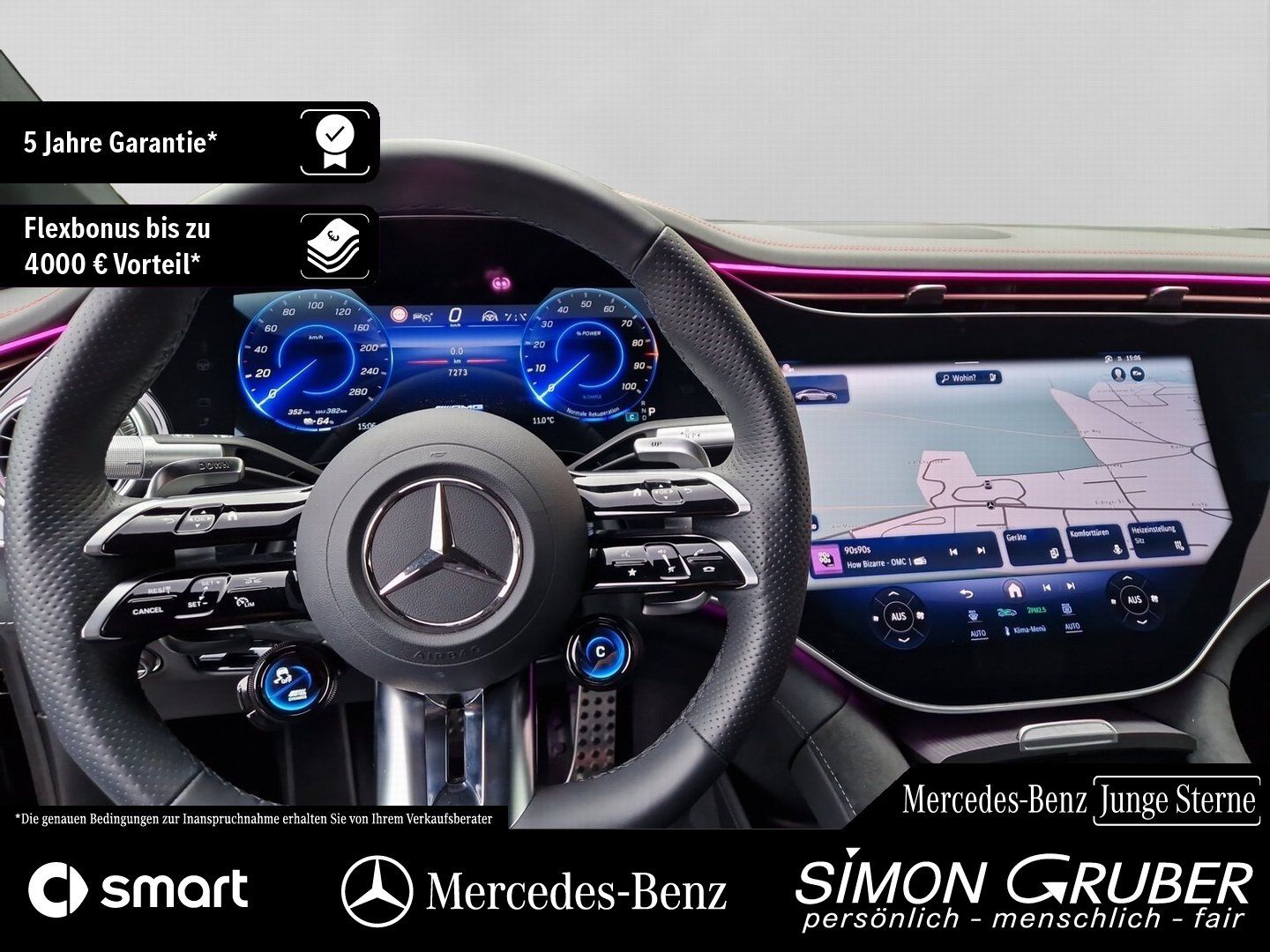 Fahrzeugabbildung Mercedes-Benz EQS 53 4M+ 4*Massage/4*Sitzklima TV Mod25 118kwh