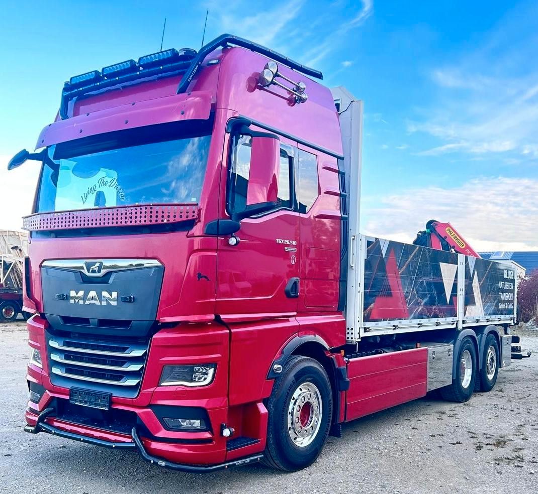 MAN TGX 26.510 6×2 Palfinger Alcoa Lift/Lenk