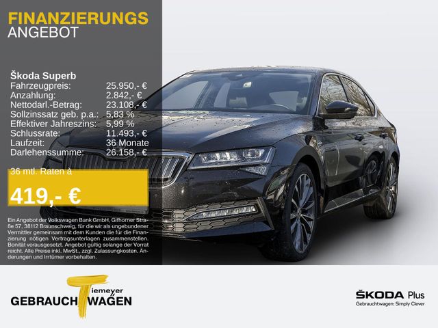 Skoda Superb iV eHybrid L+K LM19 COLUMBUS LEDER STDHZ