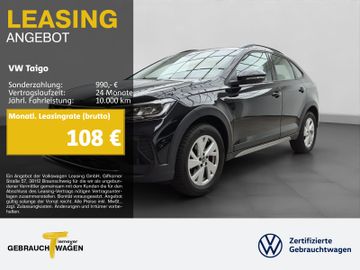 Volkswagen Leasingangebot: Volkswagen Taigo 1.0 TSI LIFE LED NAVI SITZHZ LM16