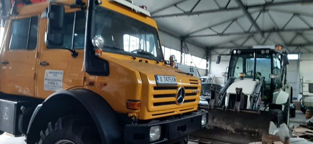 Unimog U5000*Kran Palfinger PK16502*StHz*Volausstattung