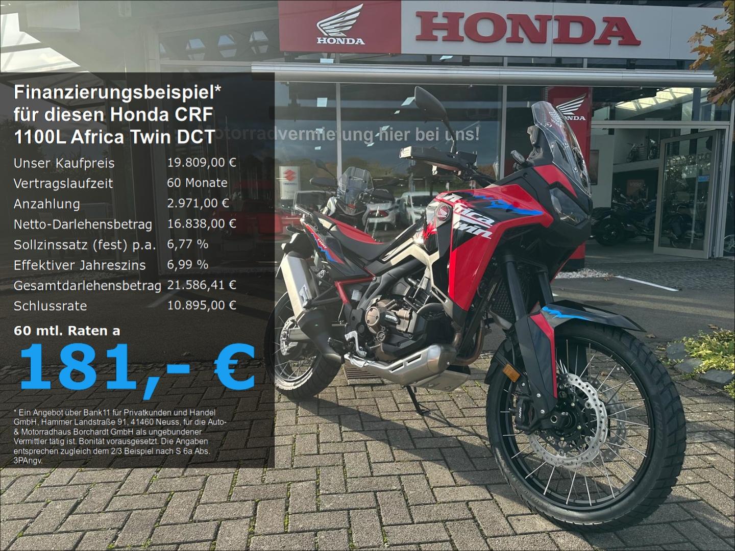 Honda CRF 1100L Africa Twin DCT Electronic Suspension 