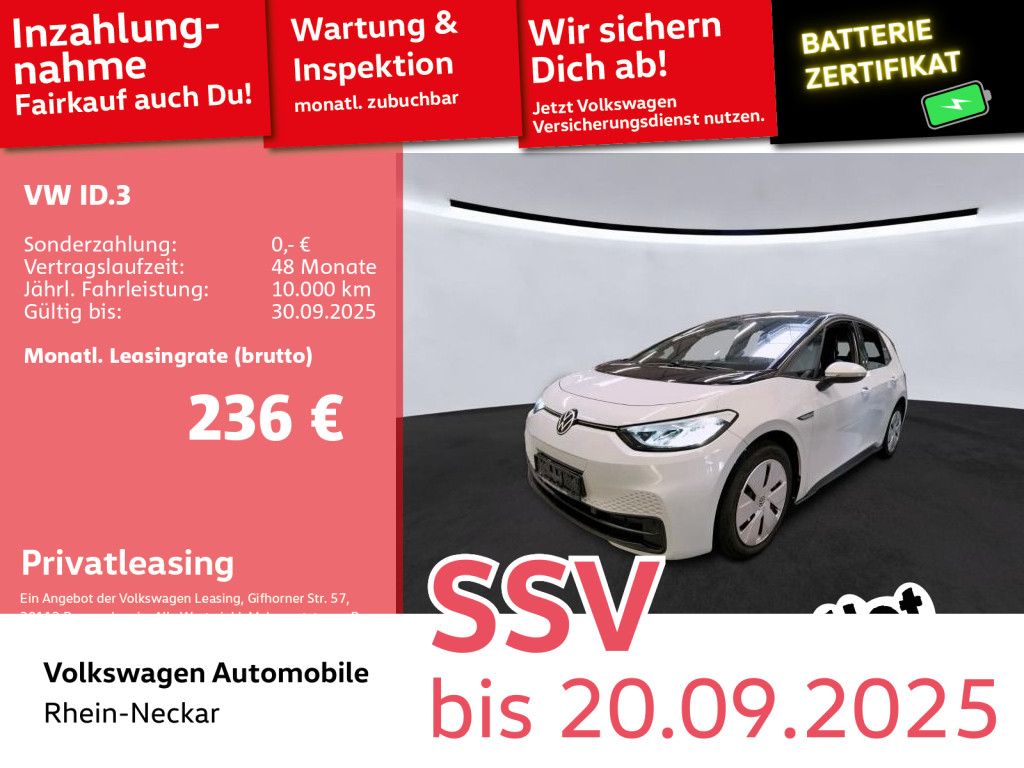 Volkswagen ID.3 Pro Automatik LED Navi Klima uvm