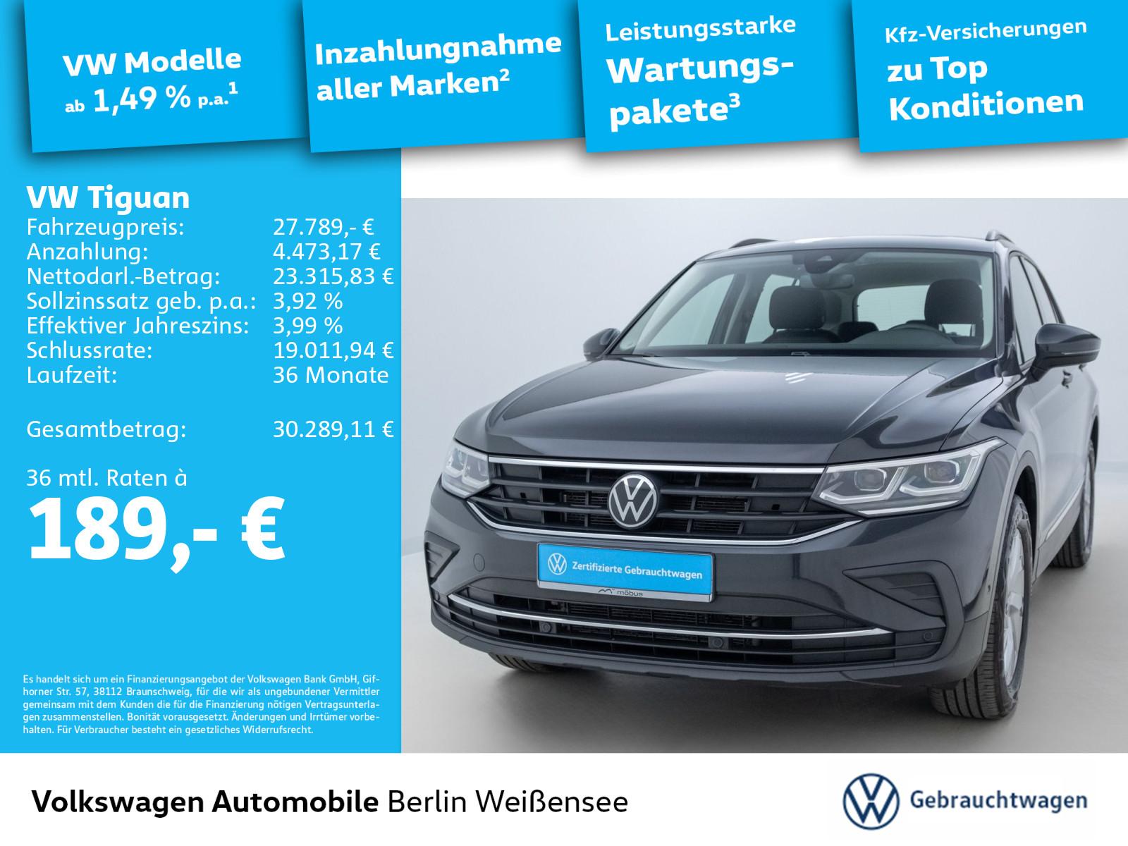 Volkswagen Tiguan 2.0 TDI Life *DSG*4M*NAV*PANO*RFK*APP*ACC, миниатюра 2