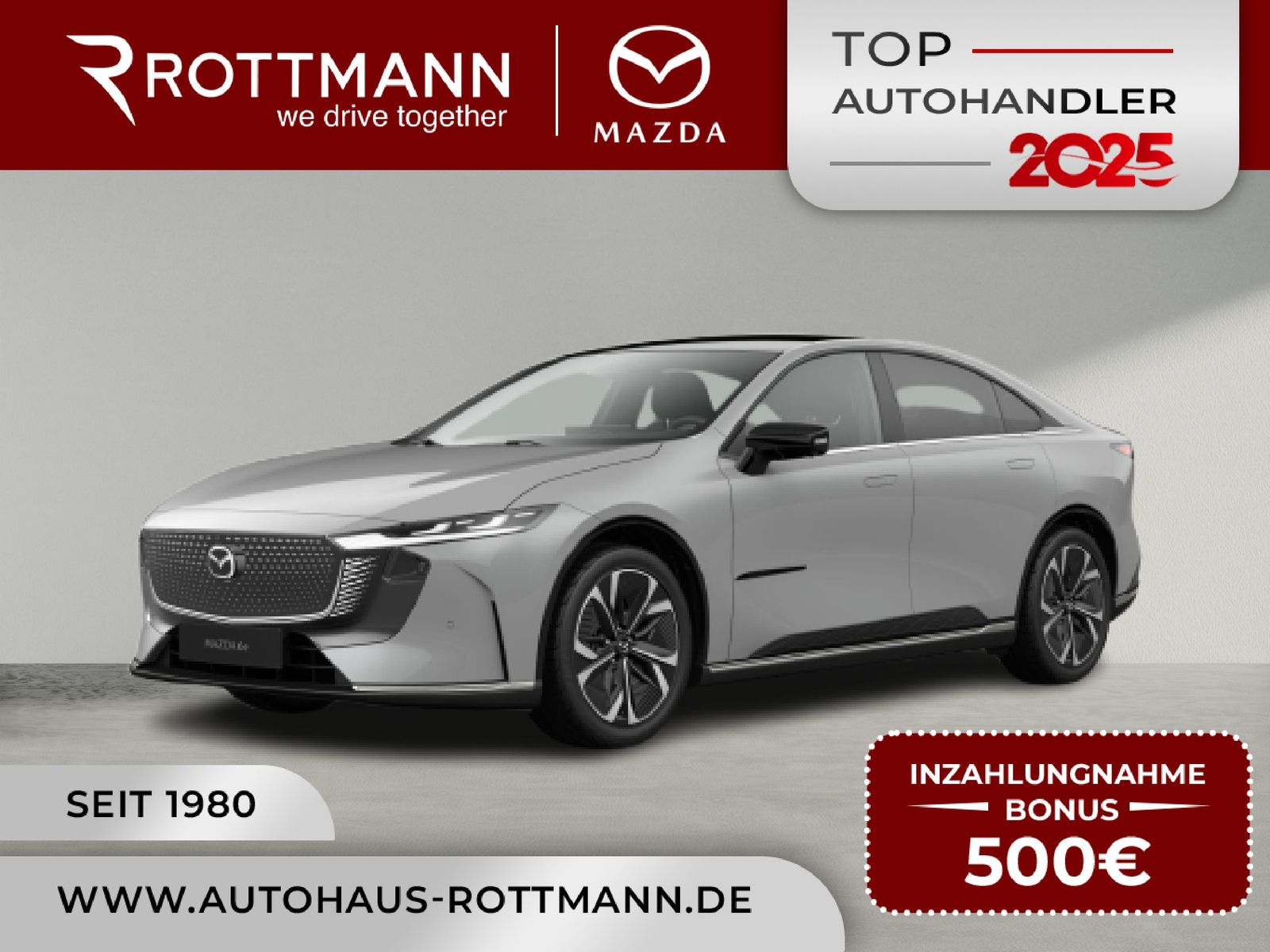 Mazda 6e EV Long Range Aut. Takumi Panoram 360° LederS