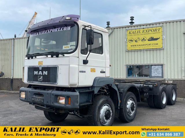 MAN 35.403 Chassis 8x6 Full Spring Big Axle Good Con