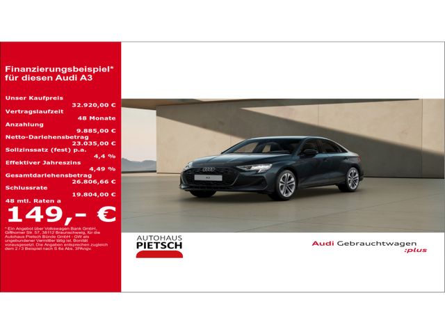 Audi A3 Limo 30 TFSI AHK LED ACC Navi Kamera 18''