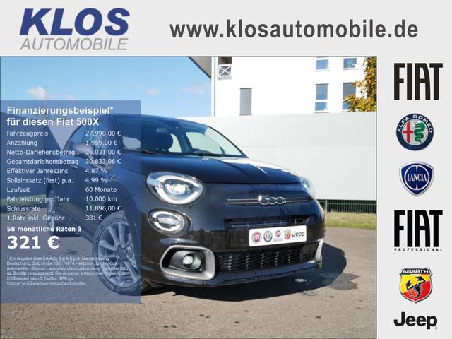 Fiat 500X SPORT DOLCEVITA HYBRID 1.5 GSE 130PS DCT NA