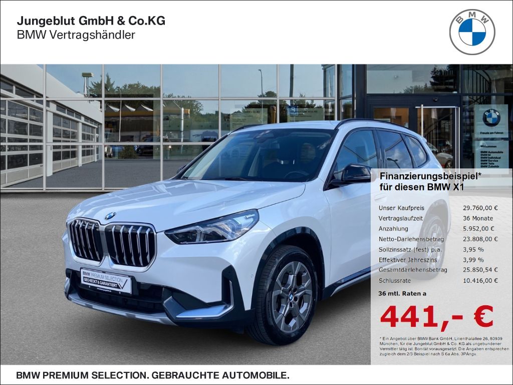 BMW X1 sDrive18d X Line Sitzhg. AHK Adapt.LED-Schein foto 1