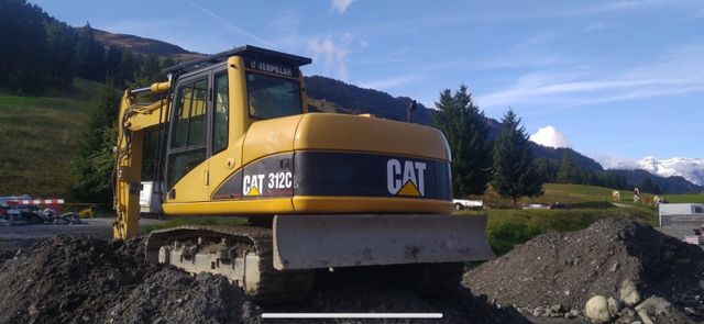 CAT 312 CL  2 x Löffel wenig Std. Schnellwechsler