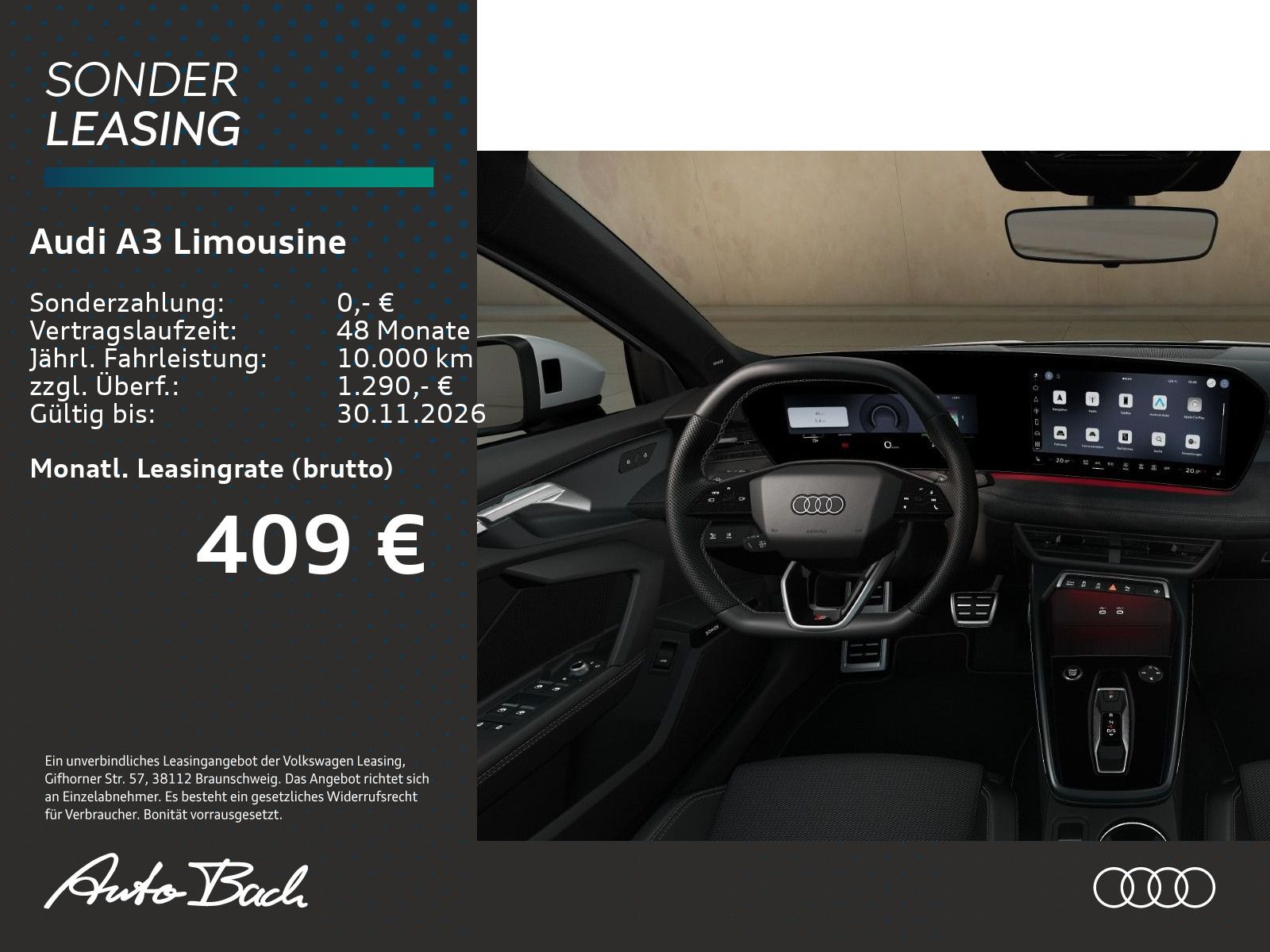 Audi A3 Limousine S line TFSI 110kW S tronic TechPlus imagem 2