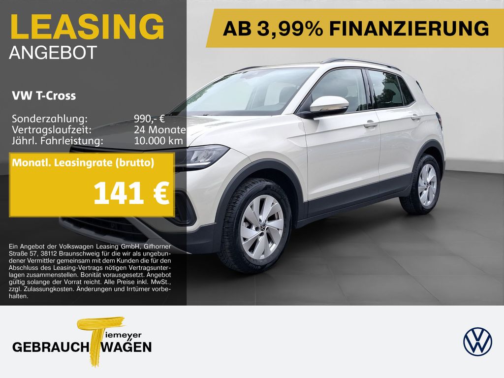 T-Cross 1.0 TSI LIFE ASSIST APP-CON LM16