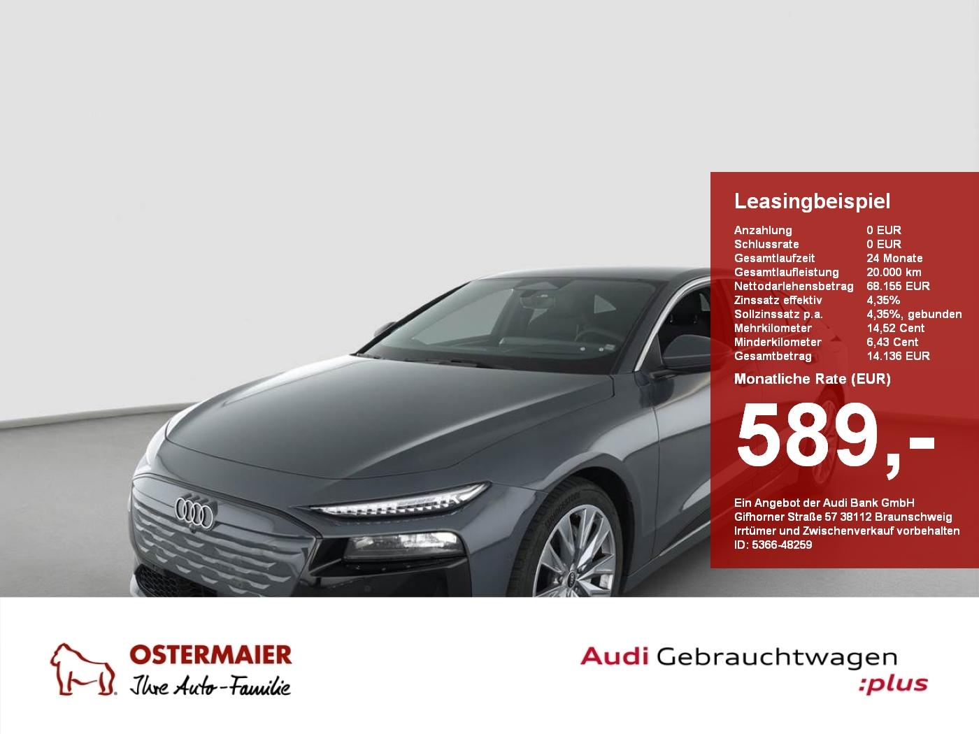 Audi A6 Sportback e-tron 428PS QUATTRO NP:100tEUR! AH