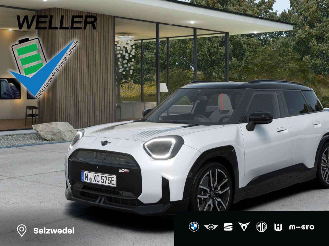 MINI Aceman E JCW Trim,Paket XL,HUD,AHK,Pano,ACC