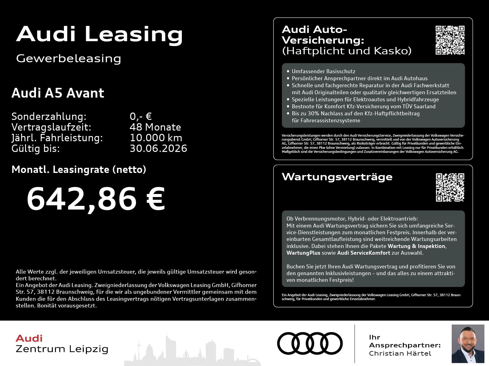 Audi A5 Avant e-hybrid qu. MATRIX*AHK*Techplus*19**