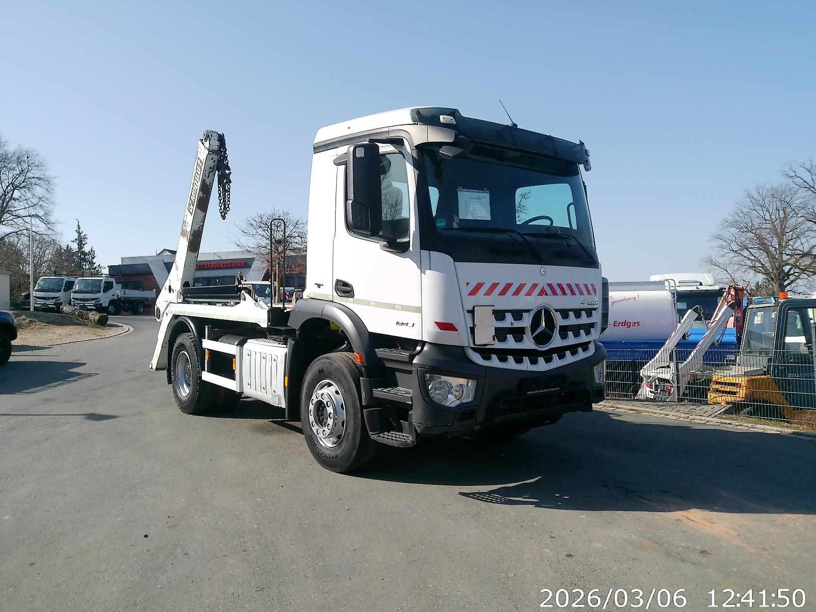 Mercedes-Benz AROCS 1843 Absatzkipper Meiller Teleskop