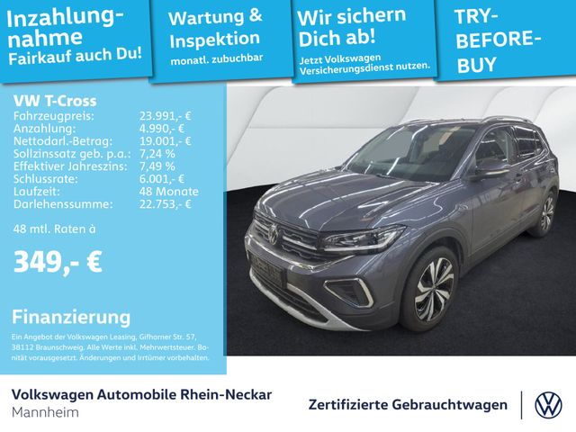 Volkswagen T-Cross 1.0 TSI Style DSG Navi PDC LED uvm