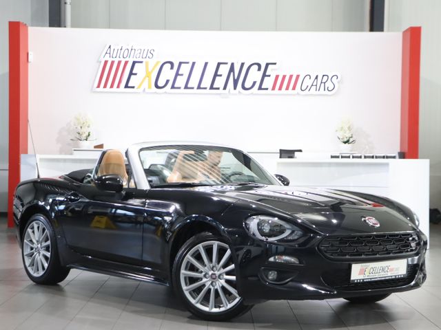 Fiat 124 Spider LUSSO BLACK & BROWN / LED,NAVI+KAMERA