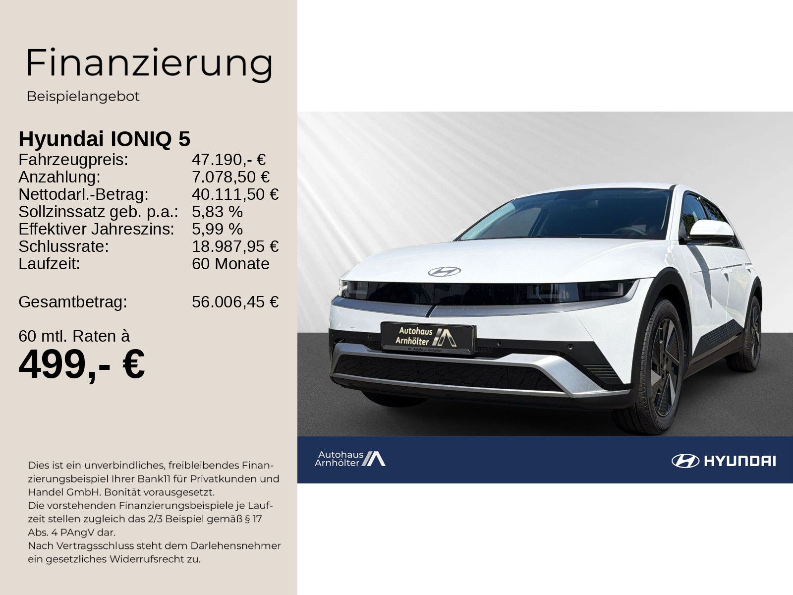 Hyundai IONIQ 5 MY26 84 kWh 2WD 229PS UNIQ+HEADUP+SHZ+LM imagem 2