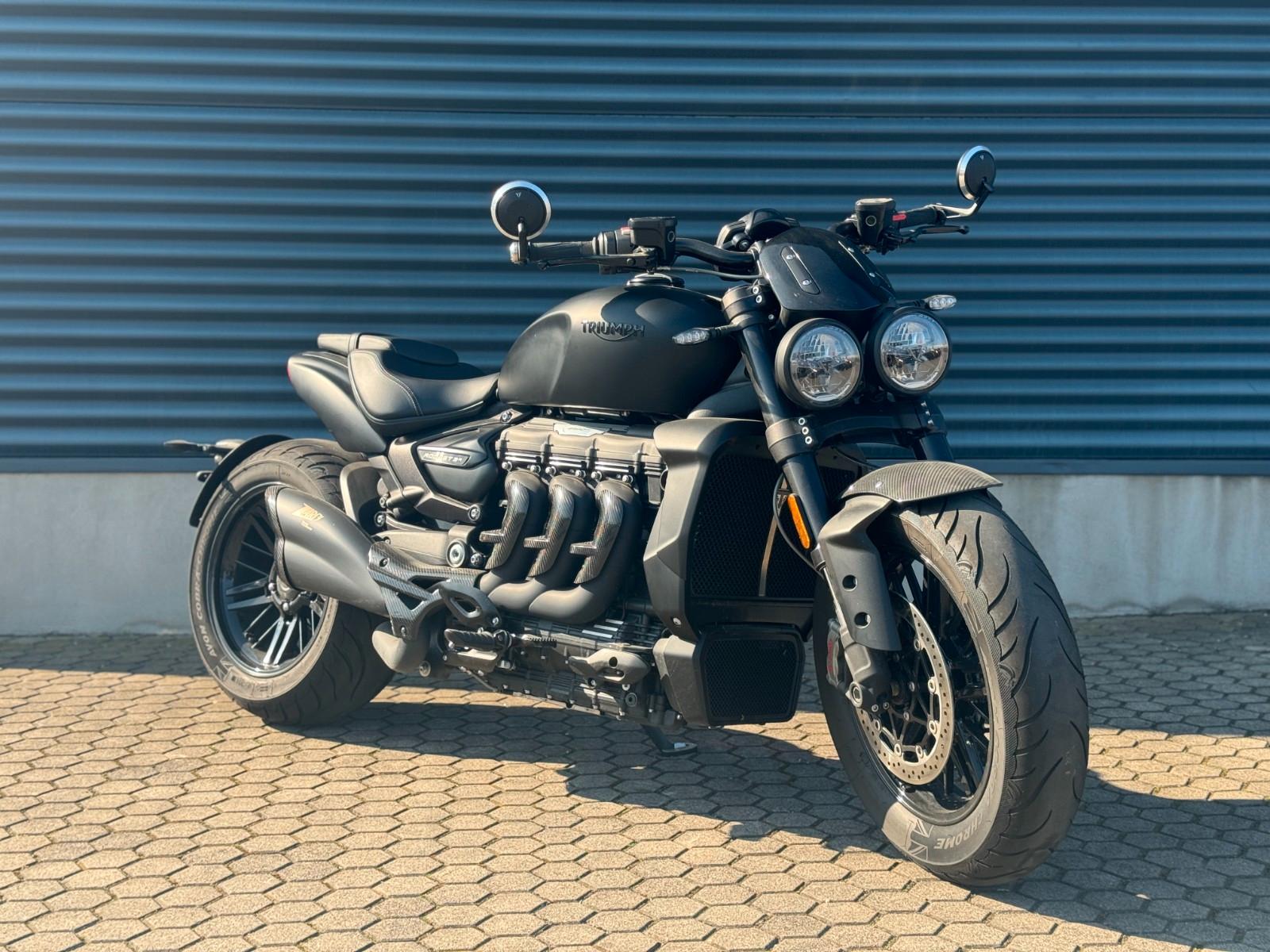 Triumph Rocket 3 Black Edition TOP, Auspuffanlage