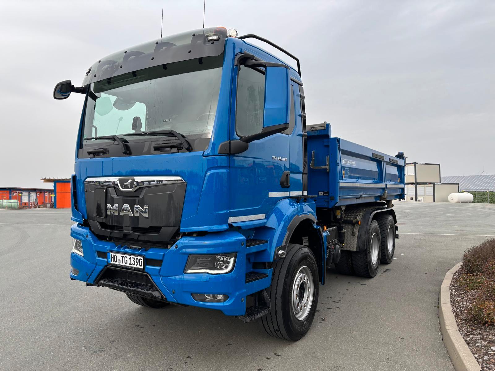 MAN TGS 26.480 6x4 BL Meiller Bordmatik