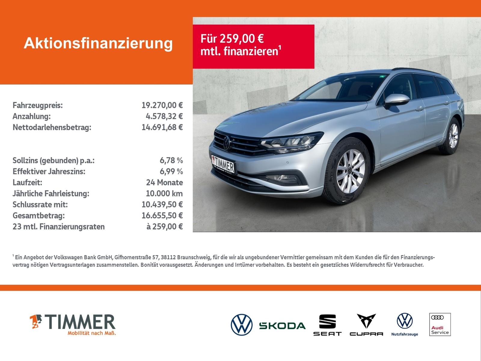 Volkswagen Passat Variant 2.0 TDI DSG BUSINESS +LED +ACC +R