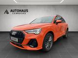 Audi Q3 35 TDI S-LINE 2.0 TDI DSG AHK PANO STANDHEIZ. - mit Diesel-Antrieb: Orange, Alcantara, Geländewagen