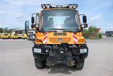 Unimog U400  405/12 AHK KLIMA ZAPFWELLE vorn SFZ KOMMUN - Unimog Pritsche