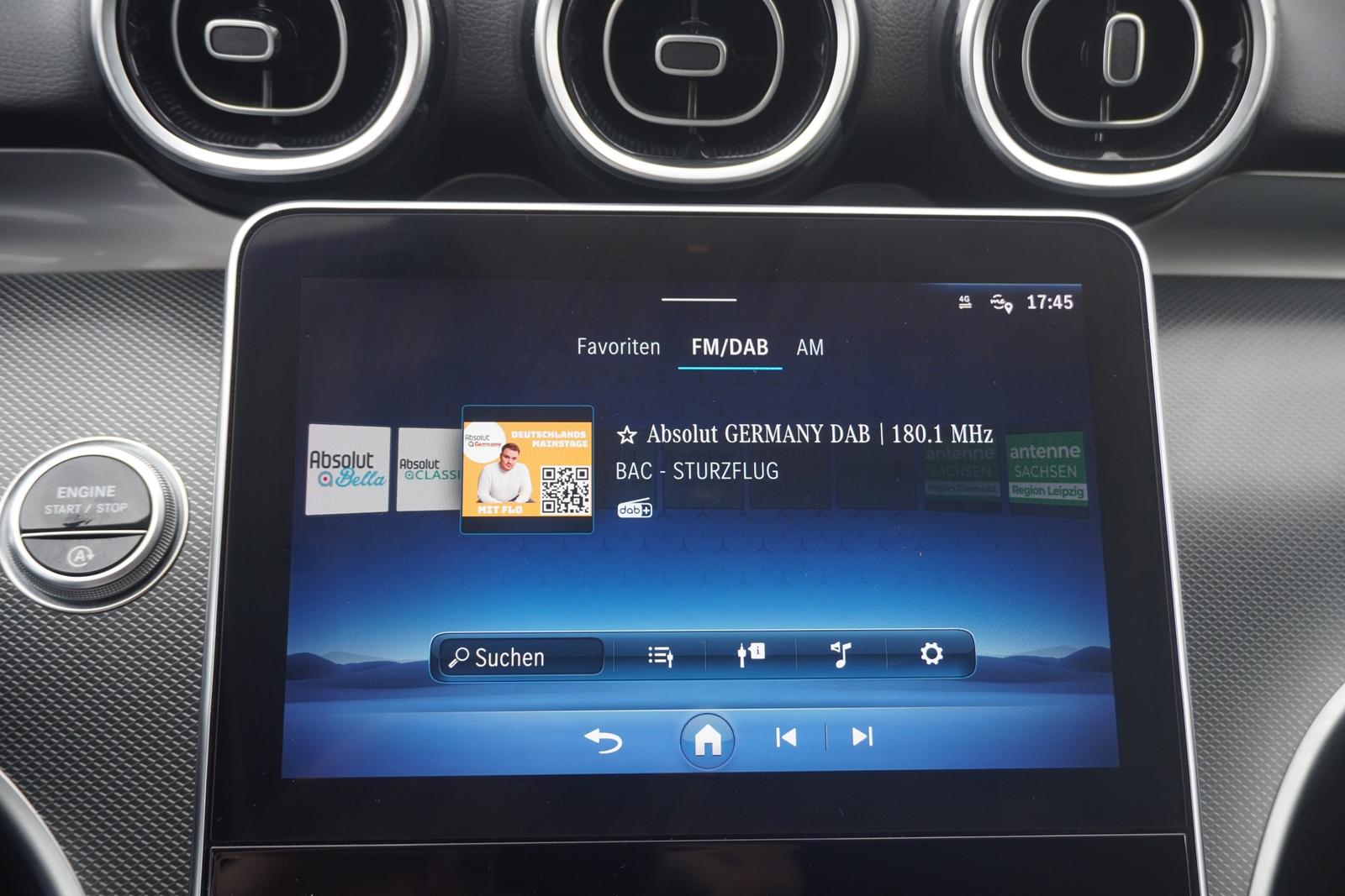 Mercedes-Benz C-Class C200 d T Avantgarde 9G-Tronic LED Navi Teilleder, миниатюра 19