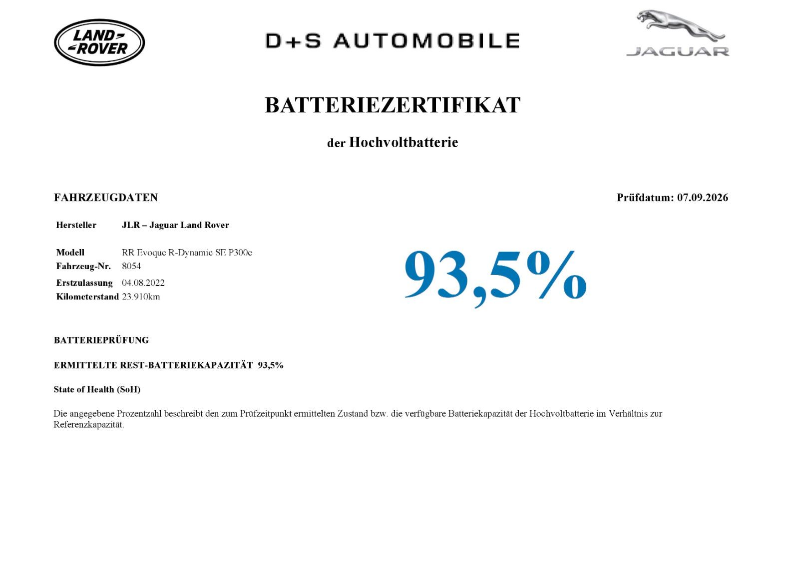 Land Rover Range Rover Evoque P300e R-Dynamic SE Hybrid