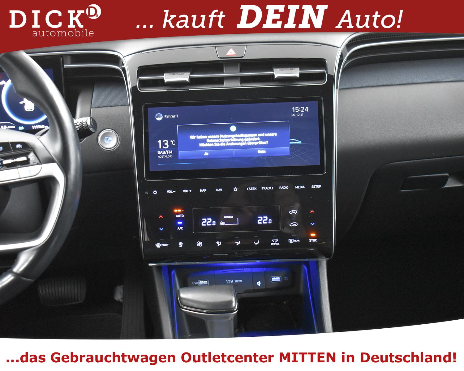 HYUNDAI Tucson 1.6TGDI Hyb Ed 30+>NAVI+LED+SHZ+KAM+VIRT - Image 14