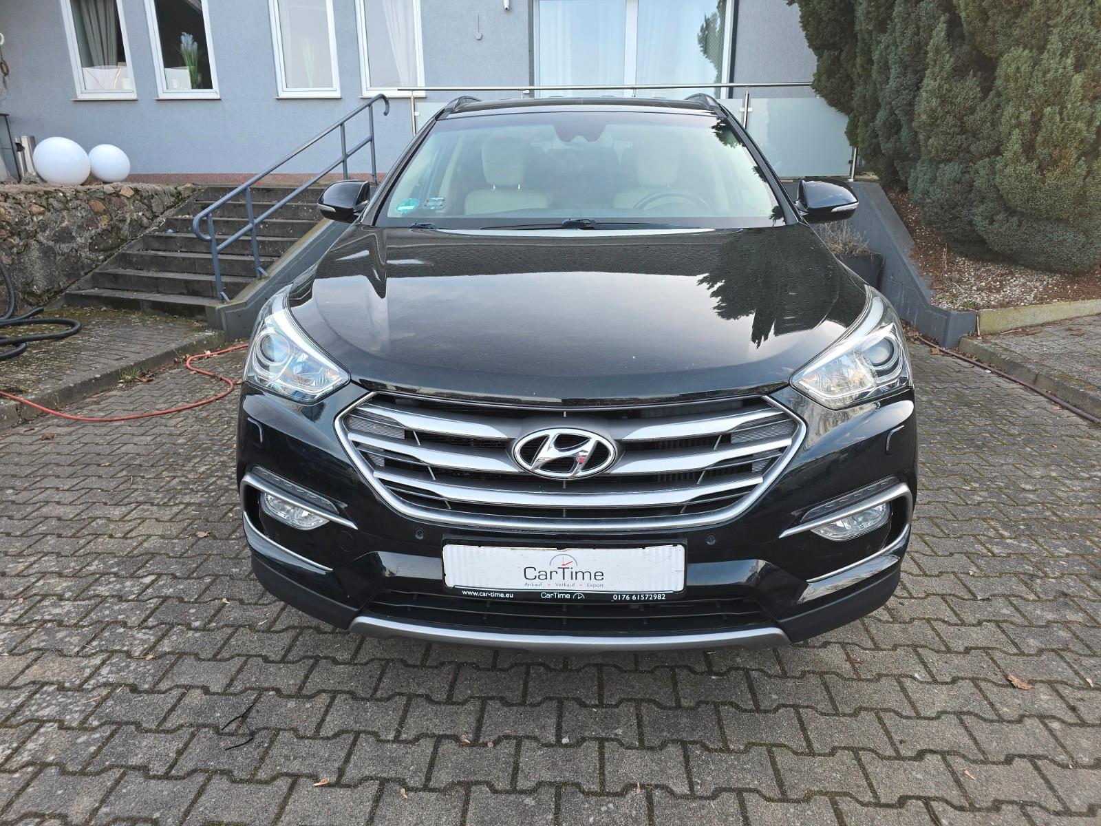 Hyundai Santa Fe blue Premium 4WD*7 Sitze*